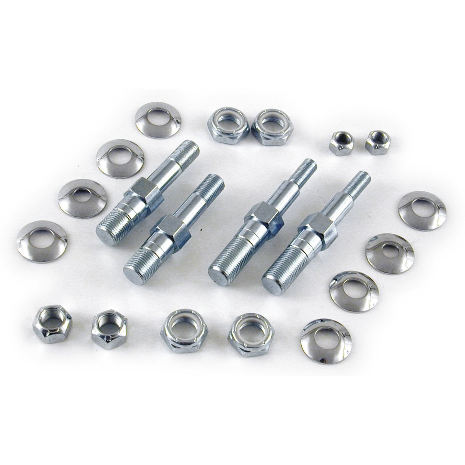 Upper shock stud conversion kit, Zinc