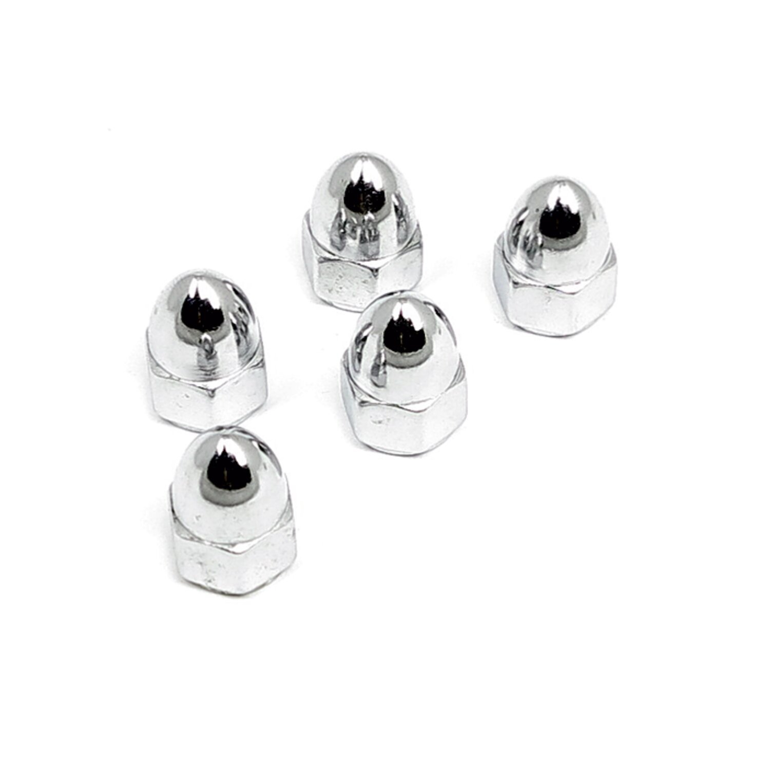 5/16-24 acorn nut chr, Chrome