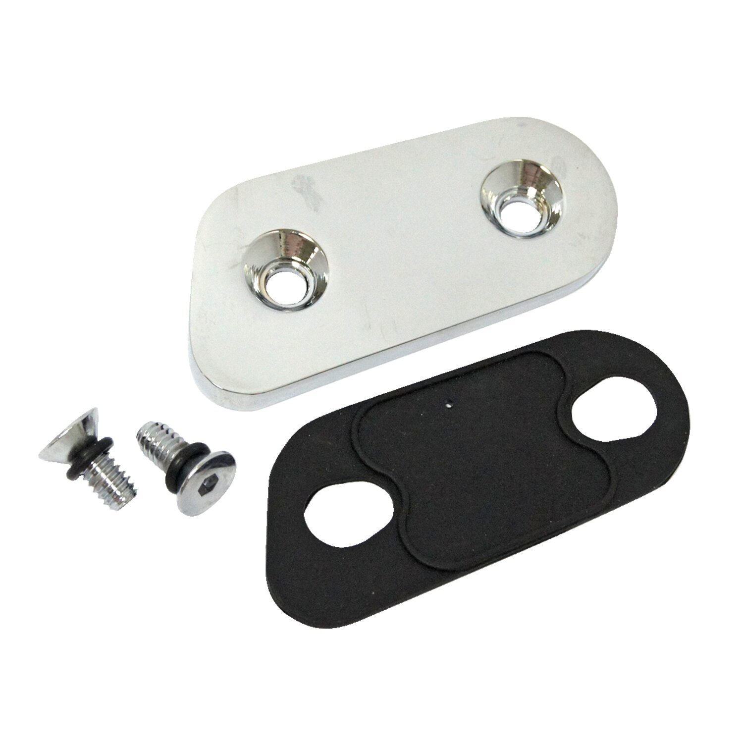 Primary chain inspection cover, Chrome
