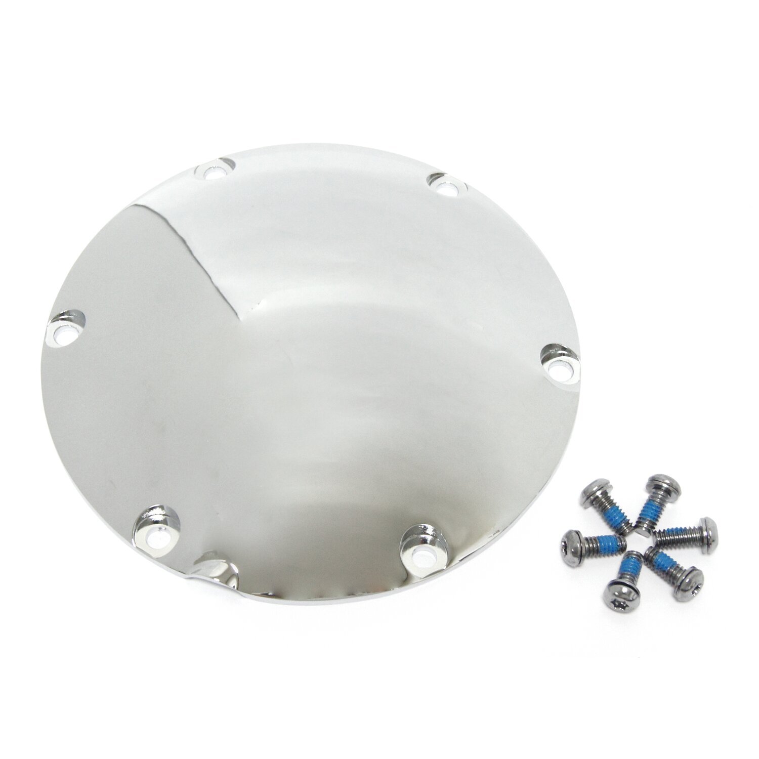 Derby cover, OEM style Domed, Chrome
