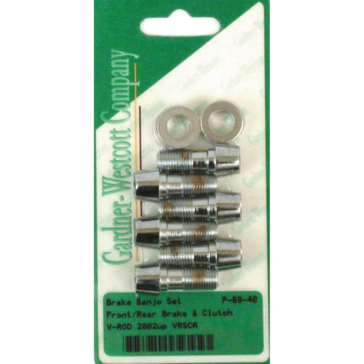 Banjo bolt set (pol, Chrome