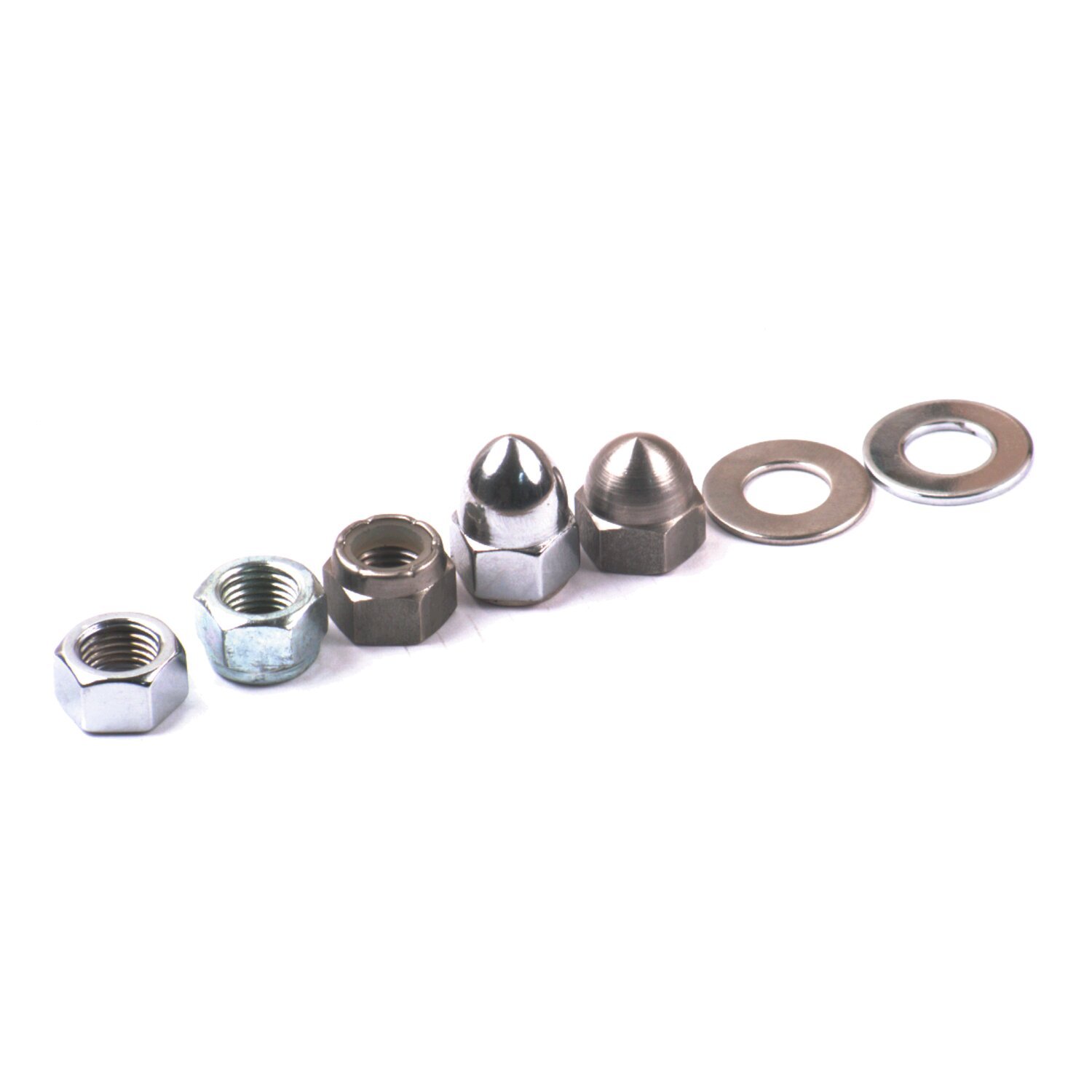 7/16-20 hex nut, Chrome