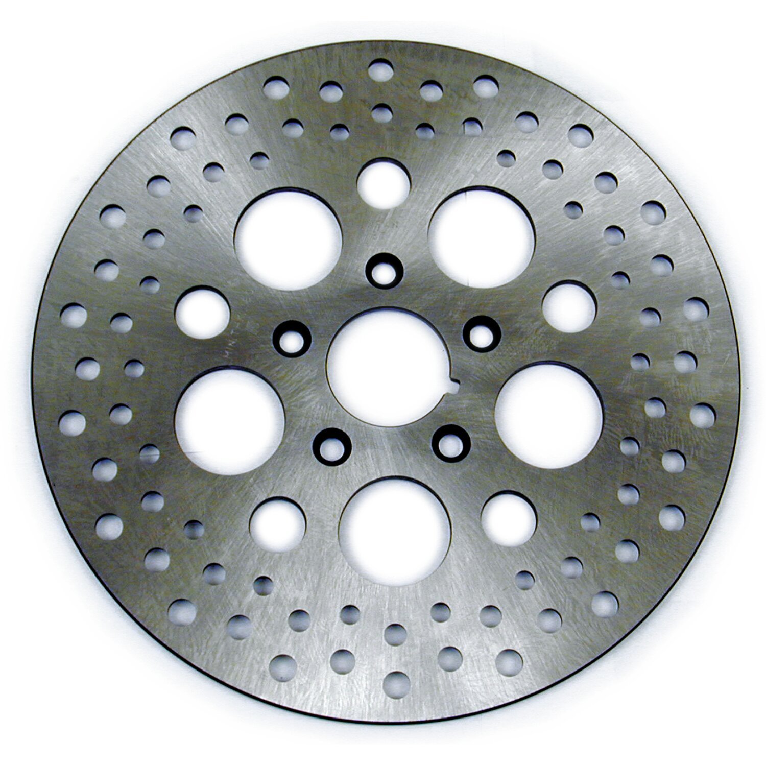 Brake rotor drilled 11.5". Stainless