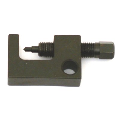 Fits 420, 428, 520 and 530 chains. Pocket size, affordable and great for on the road. Better not need and have than need and not have! Replacement for the early 12039X H-D chain breaker. 
Note: It is recommended to grind the pin heads before breaking the chain.