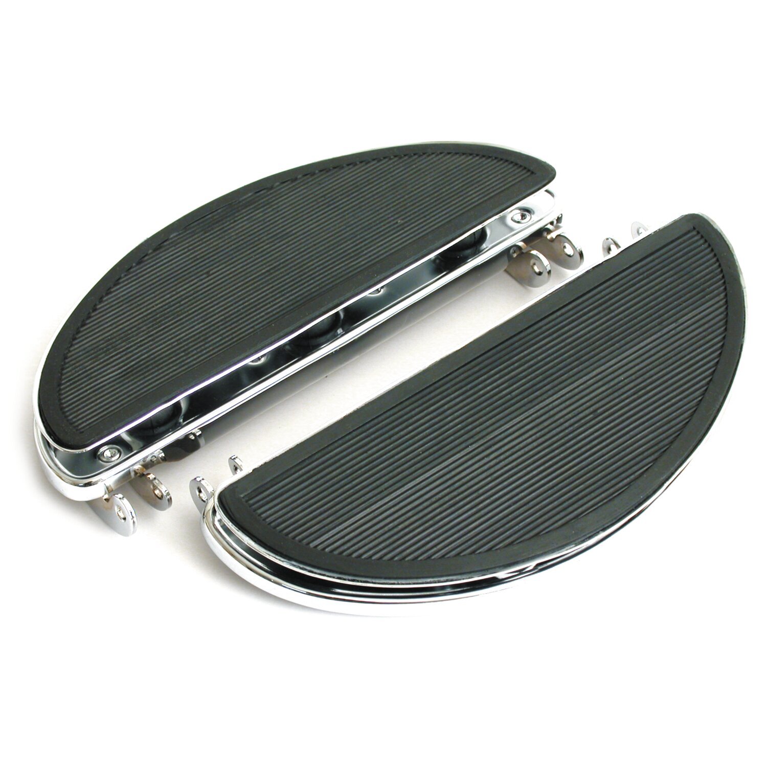 Oval early FL floorboards. with dampers, Chrome