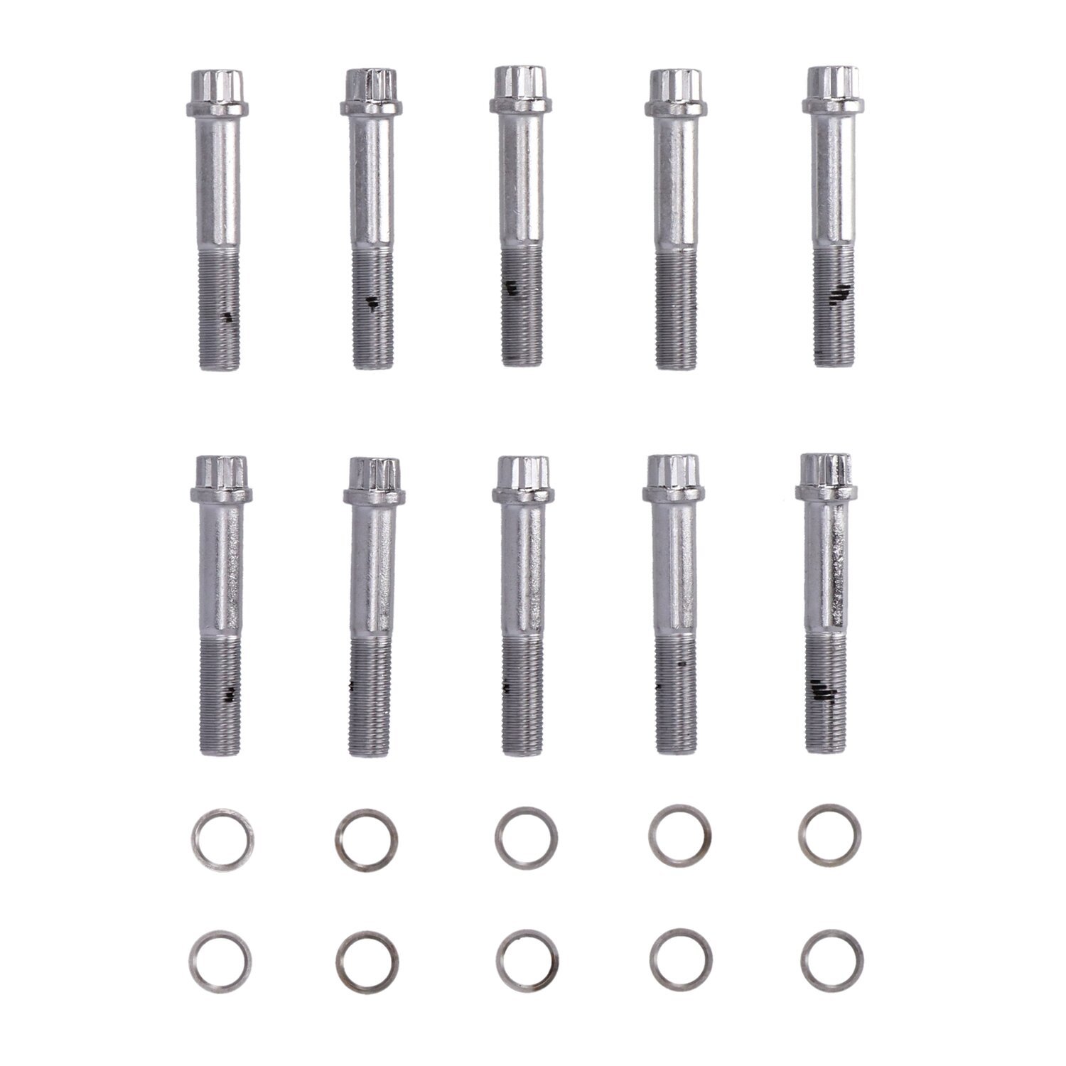 S&S, 12-point head bolt kit. Zinc, Silver