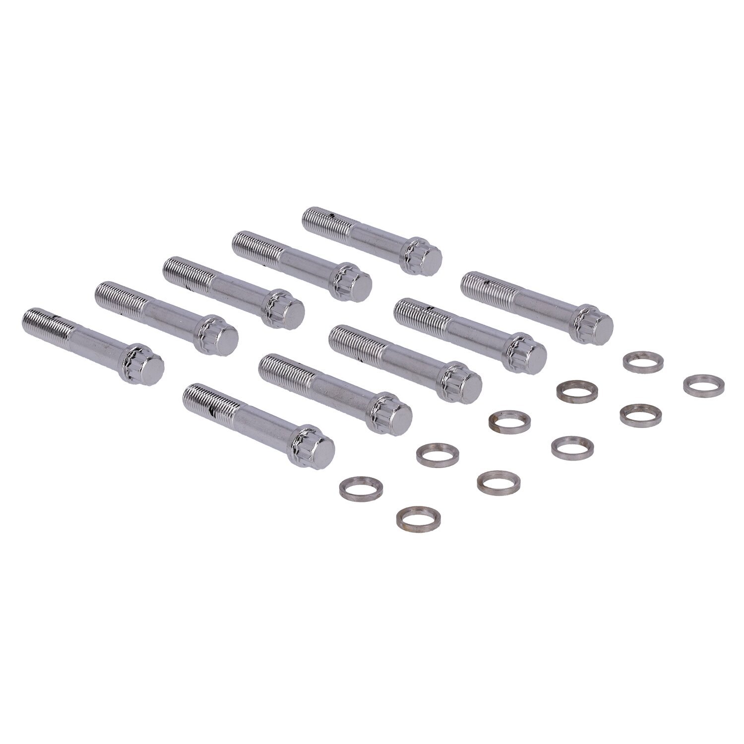 S&S, 12-point head bolt kit. Zinc, Silver