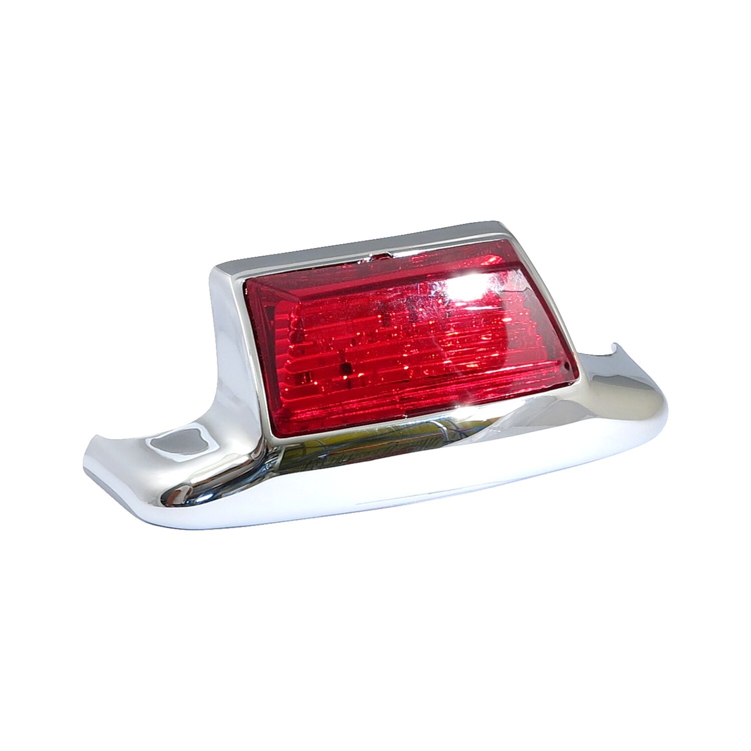 Fender tip with light, rear