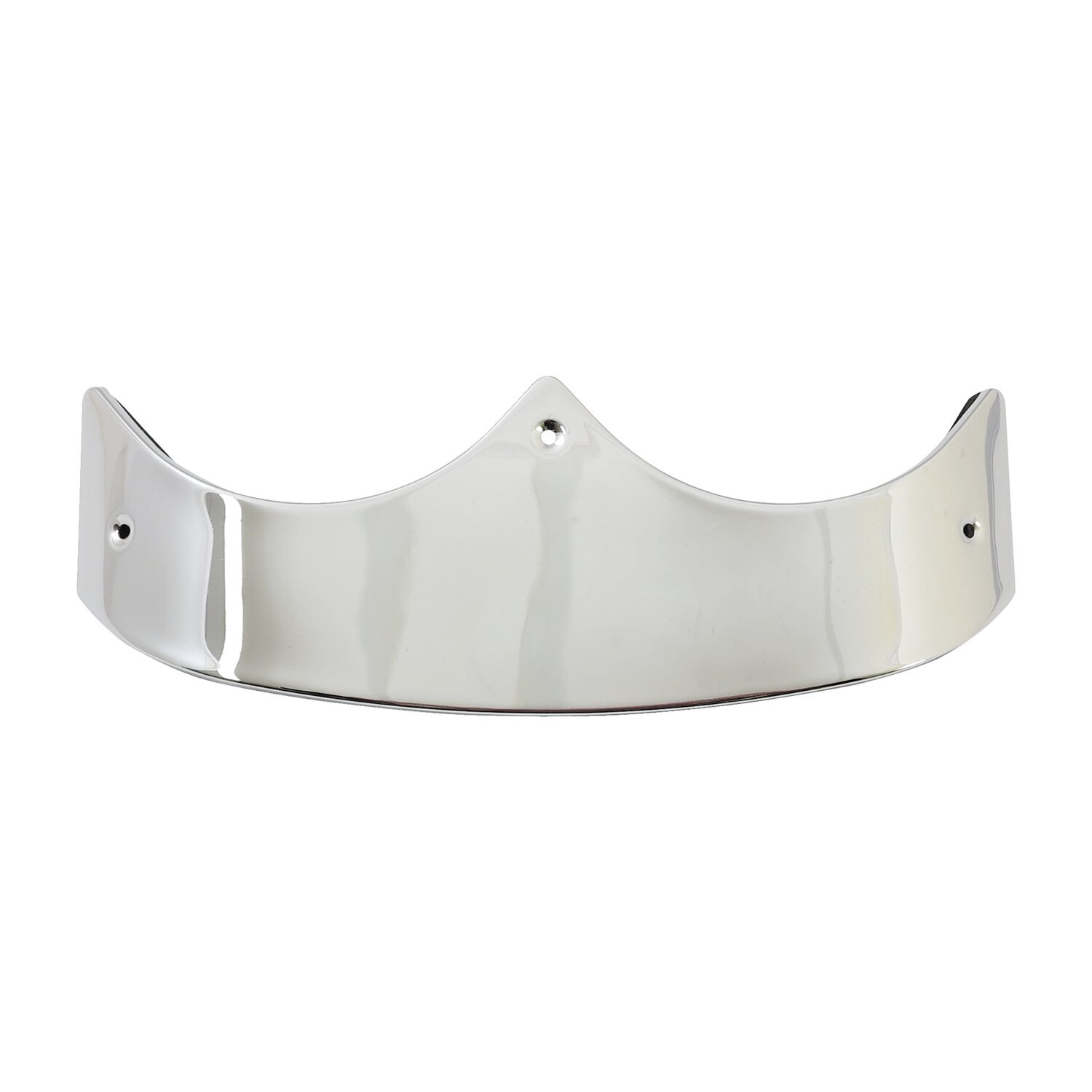Rear fender tip, Fatboy, Unpainted, Chrome