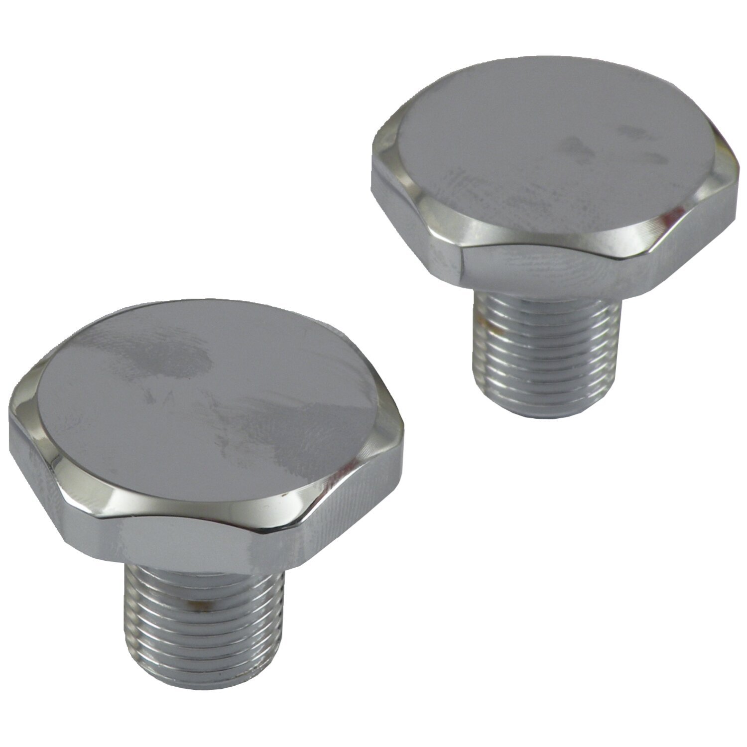41mm fork tube cap bolts, Chrome