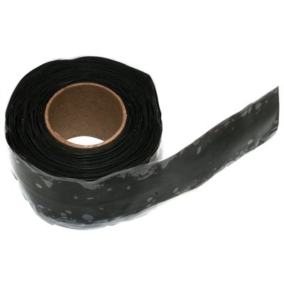 .020" (0.6mm) thick x 1" (25.4mm) wide x 10 foot (3 meter) long. Self fusing silicone tape. Stretches up to 300% and withstands -65°F (-54°C) up to +500°F (260°C). Insulates 8.000 volts per layer. Waterproof and UV, oil, salt and corrosive chemicals resistant. Easy to remove and leaves no residue.