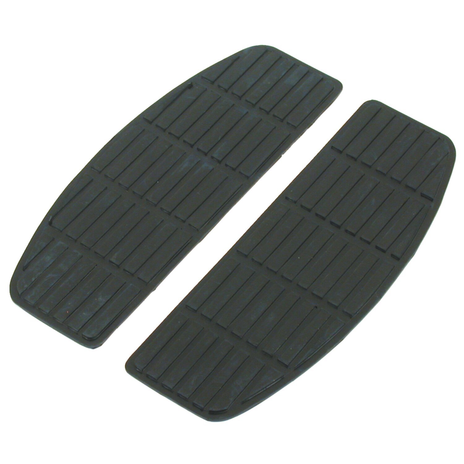 Traditional shaped floorboard pads. rider, Black