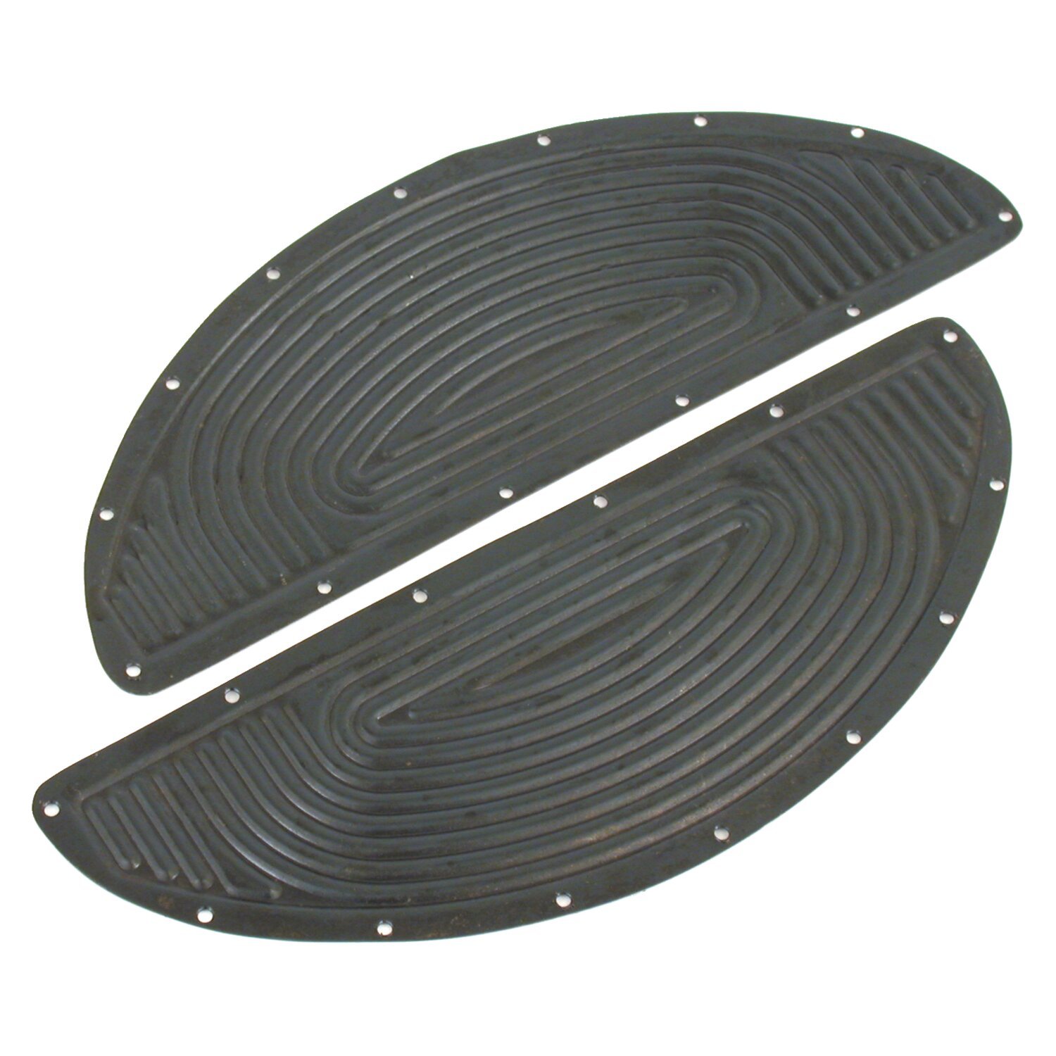 Steel military floorboard plates, Raw