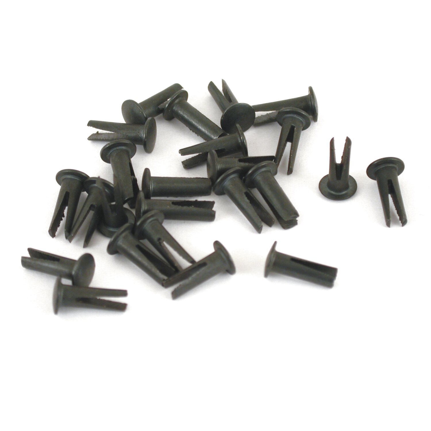 Floorboard plate rivet set (28, storm grey black tracker, Matte