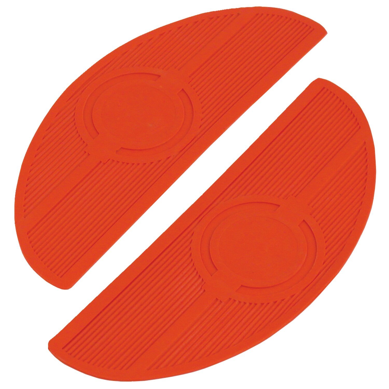 Oval repl. pads, floorboards, Red
