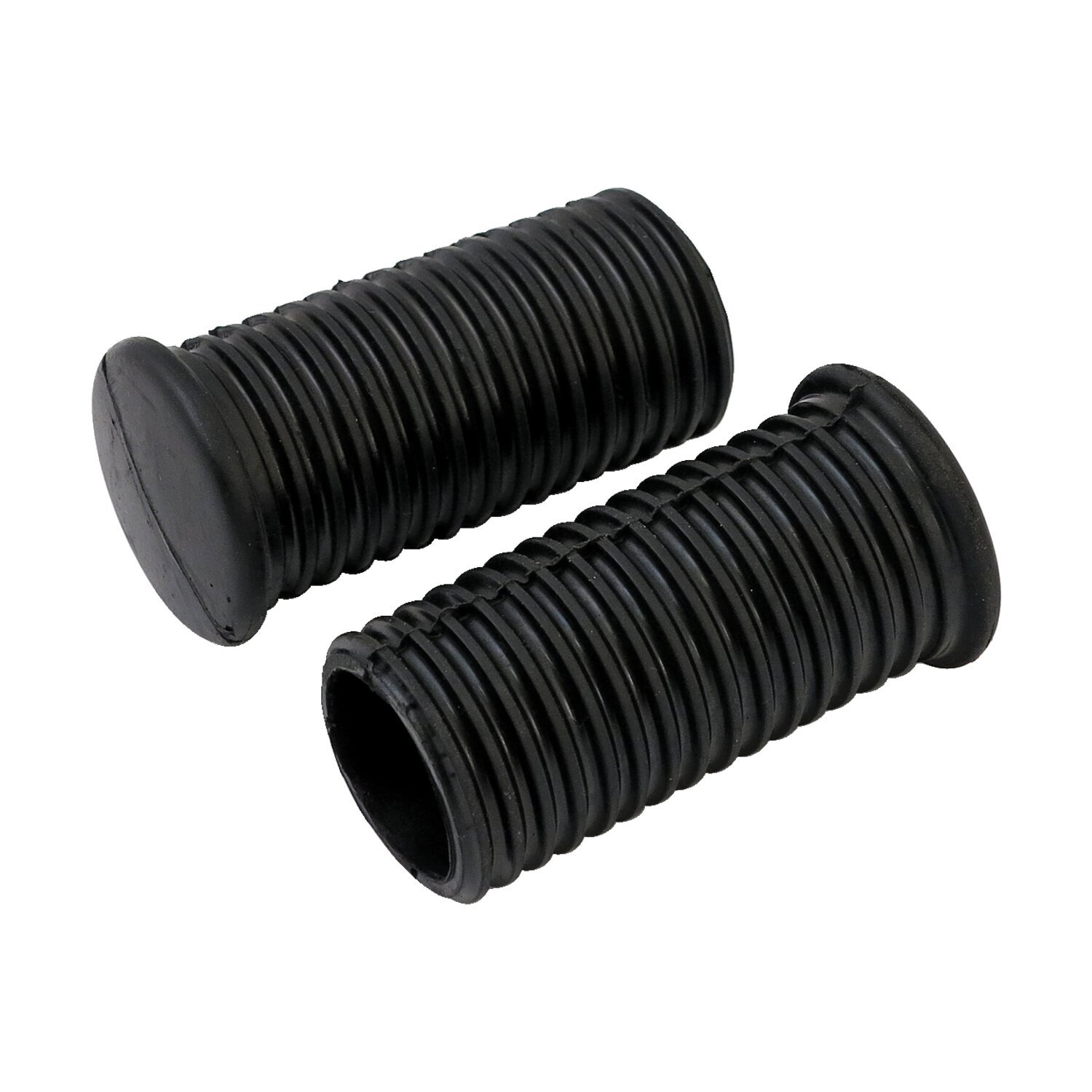 Replacement rubbers, early style footpeg, Black