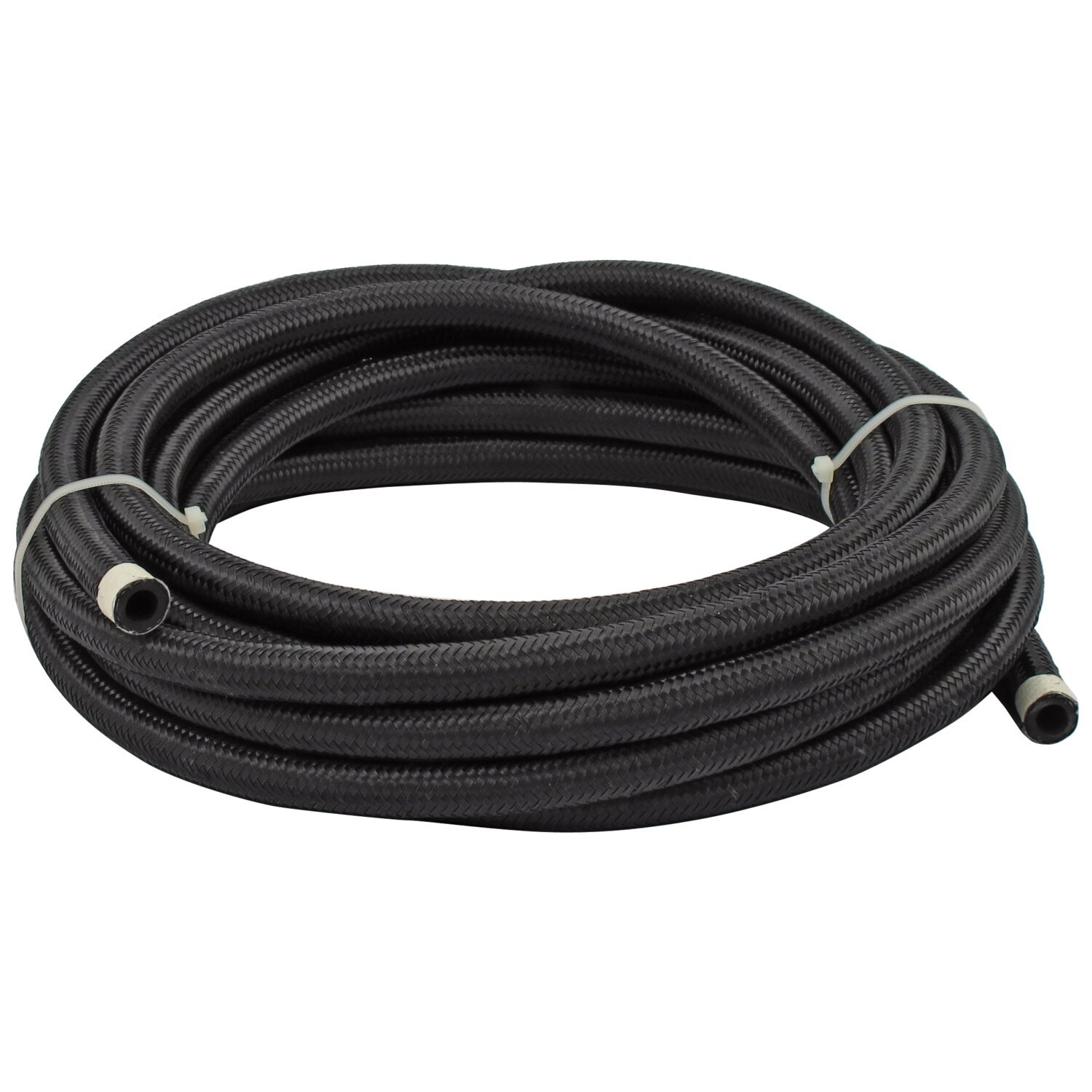 Braided hose 5/16" (8mm). Black nylon