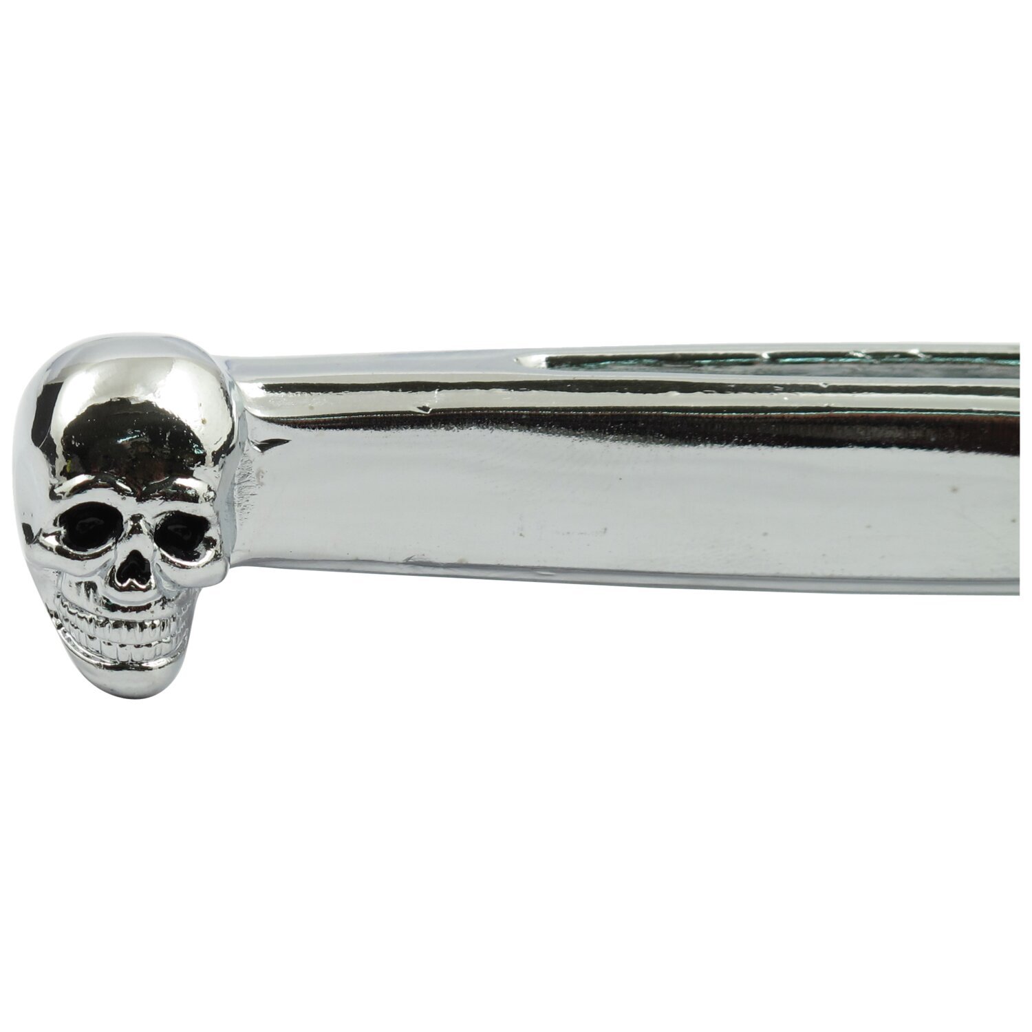 Skull handlebar lever set, Chrome