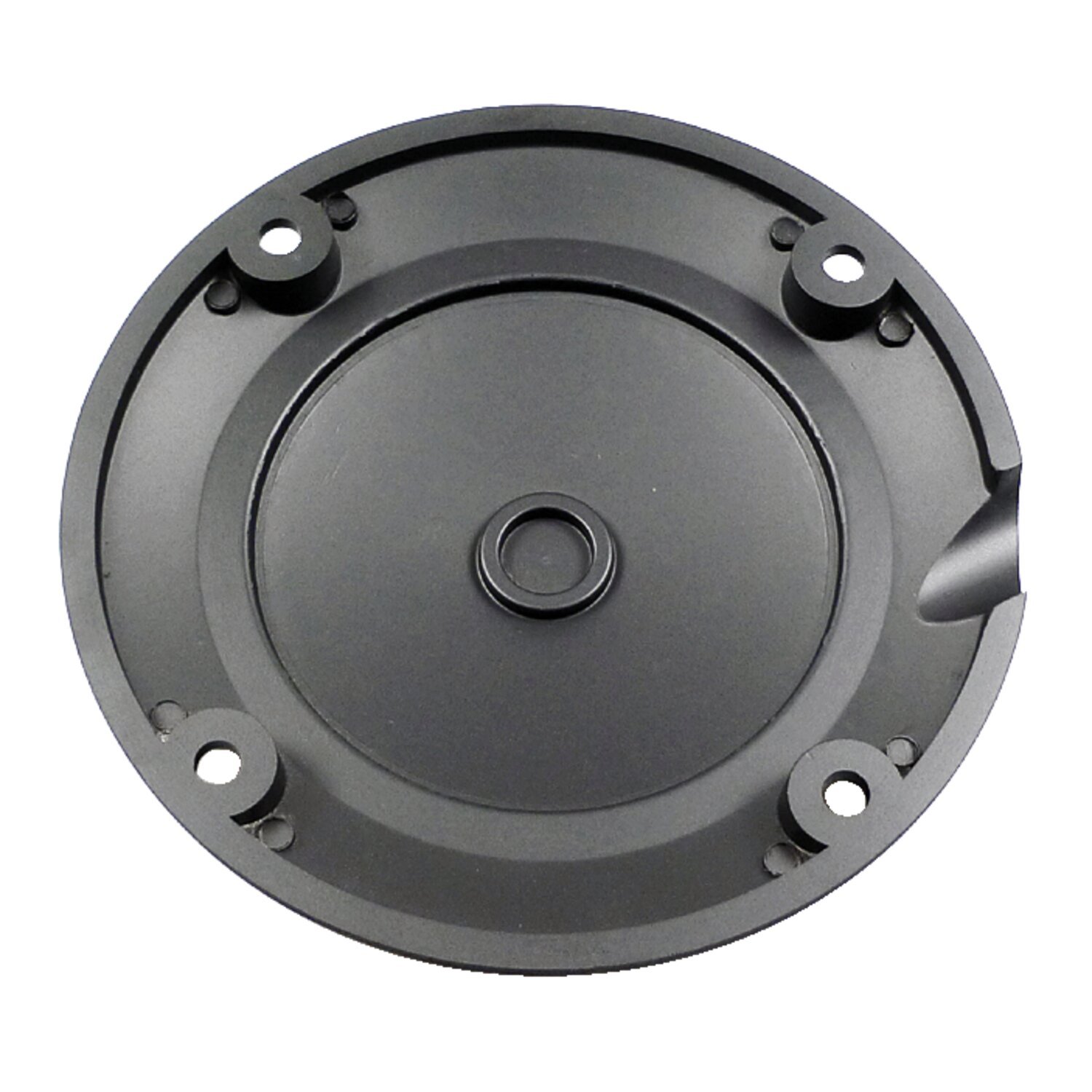 Derby cover, OEM style Domed, Black, Matte