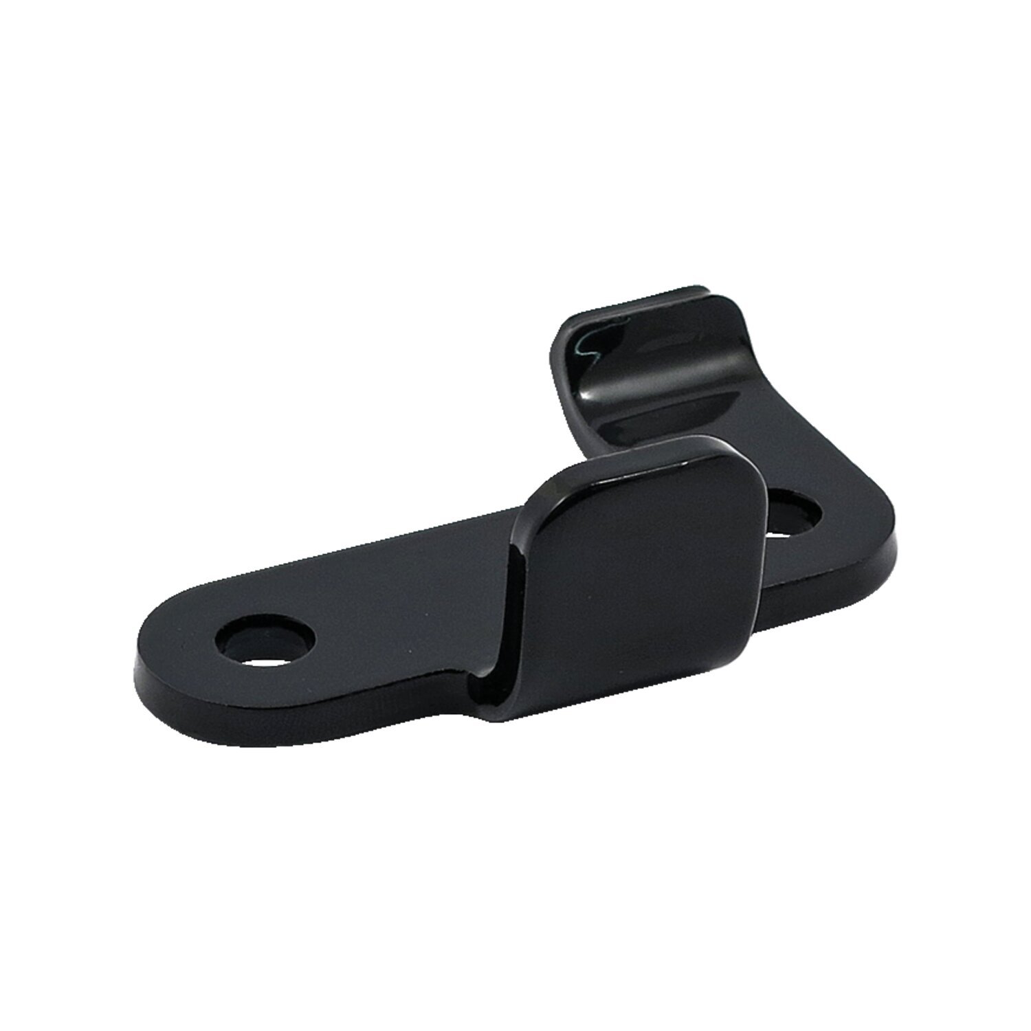 Kick stand extension tab kit, Black, Chrome