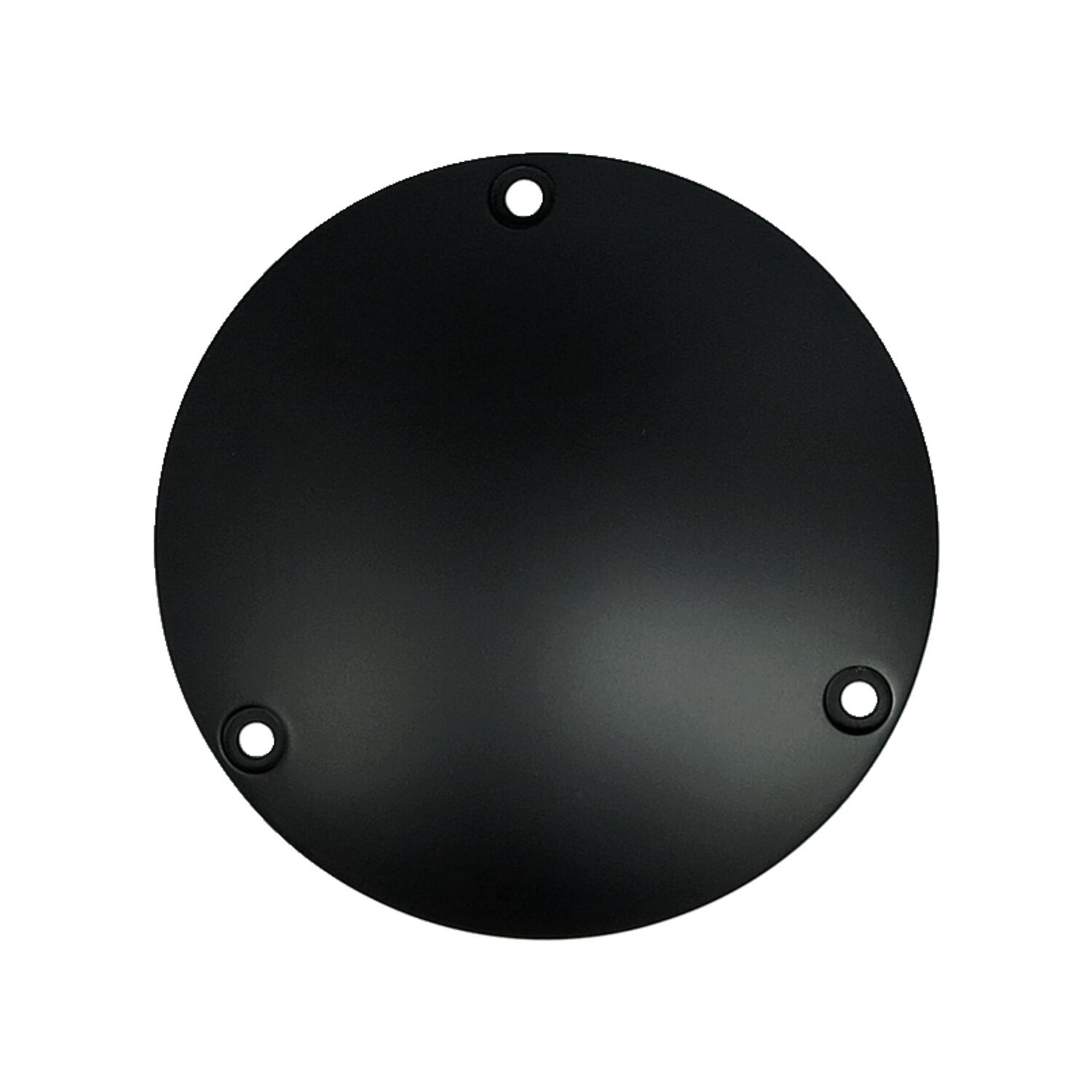 Derby cover, OEM style Domed, Black, Matte