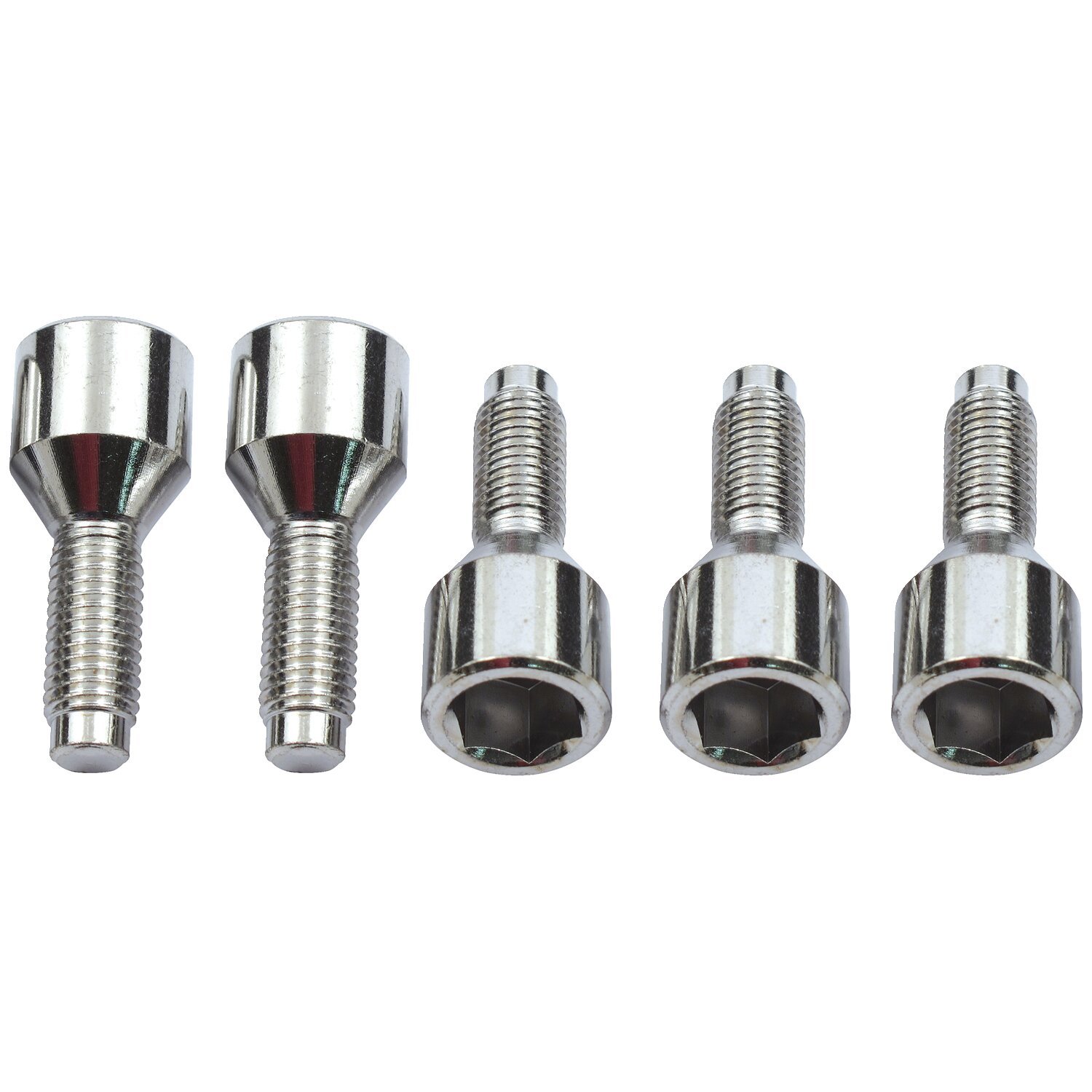 Mounting bolt, brake drum, Chrome