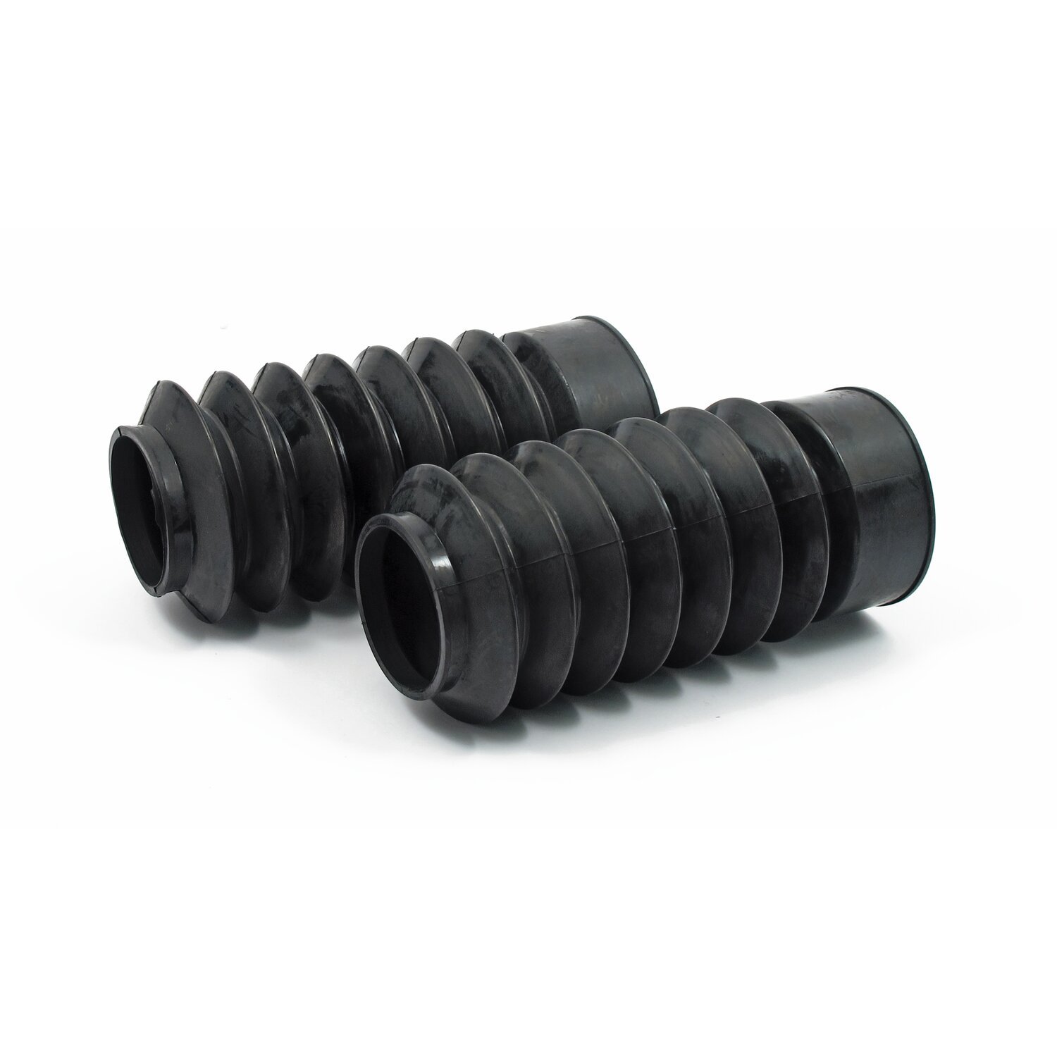 Bobber boots 49mm tubes, Black