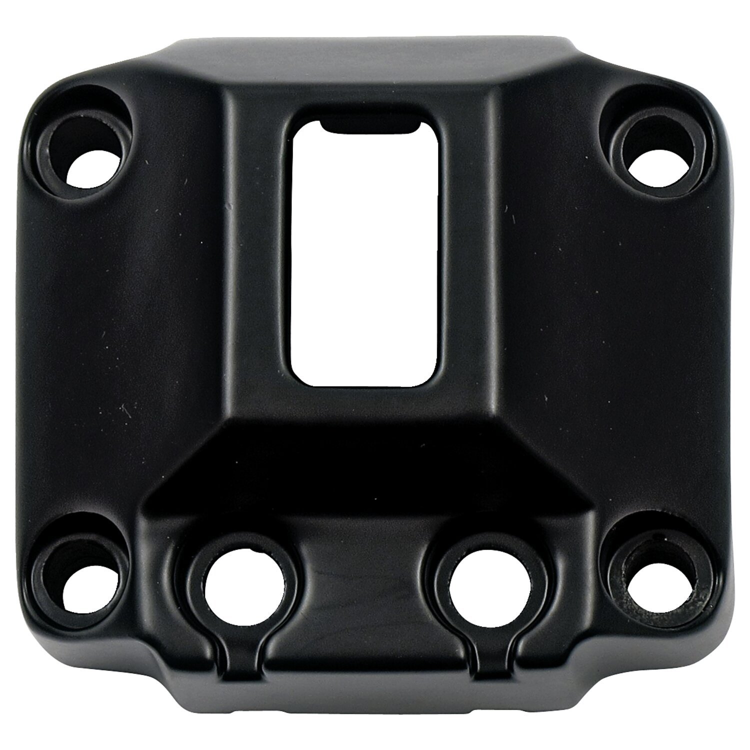 Handlebar switch housing custom, vertical switch hole, Black