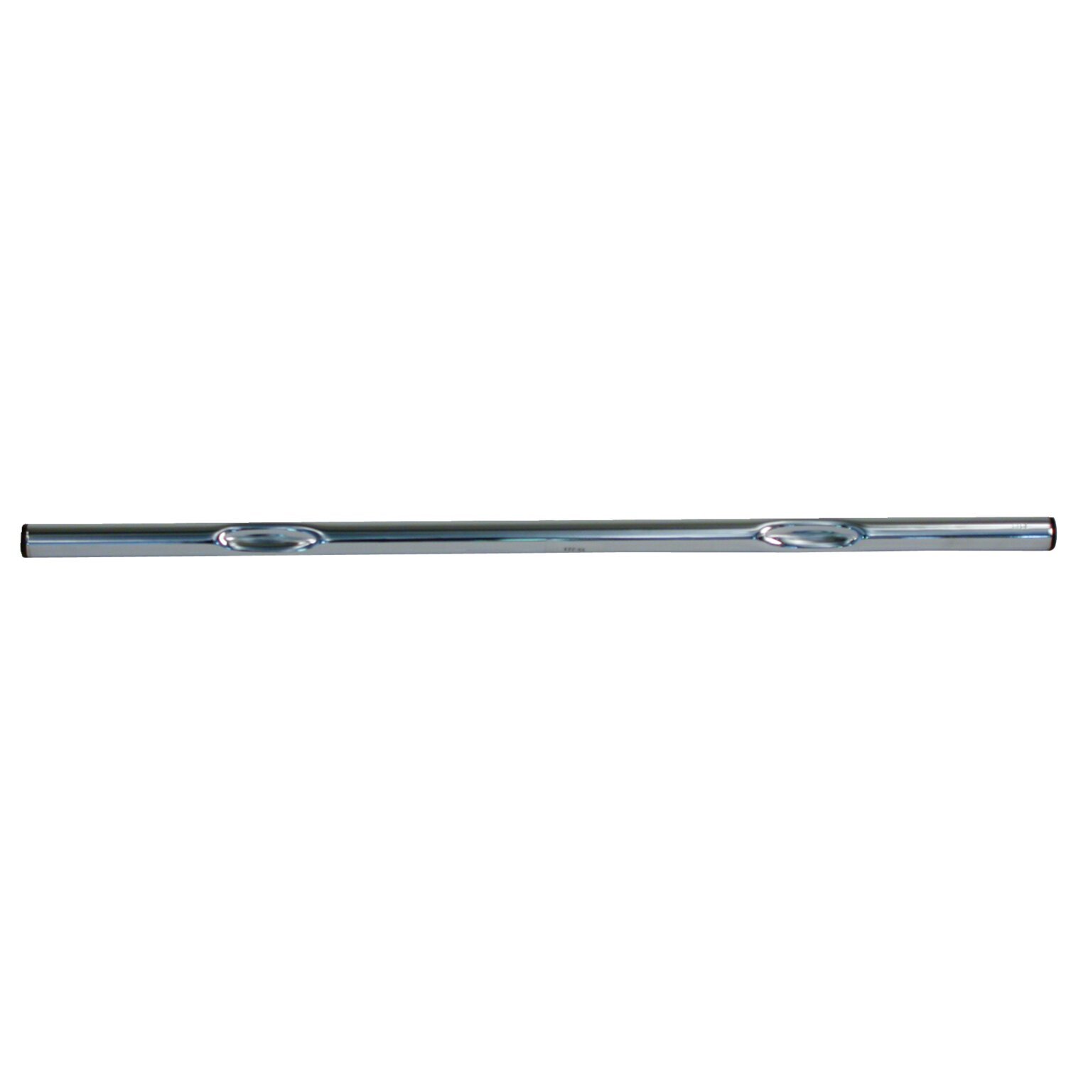 1" 'Straight' handlebar, Silver, Chrome