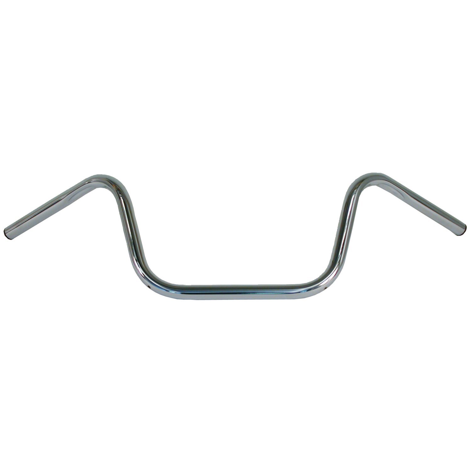 1" 'Street Low' handlebar, Silver, Chrome
