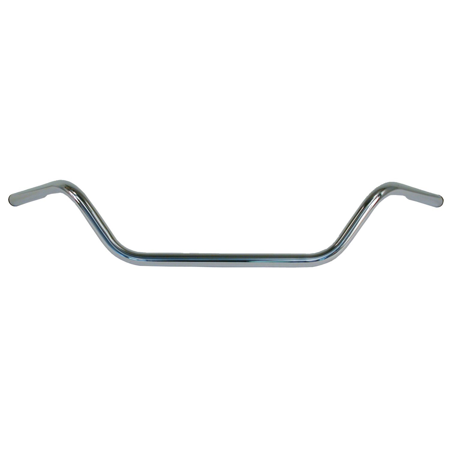 1" 'Cruiser' handlebar, Silver, Chrome