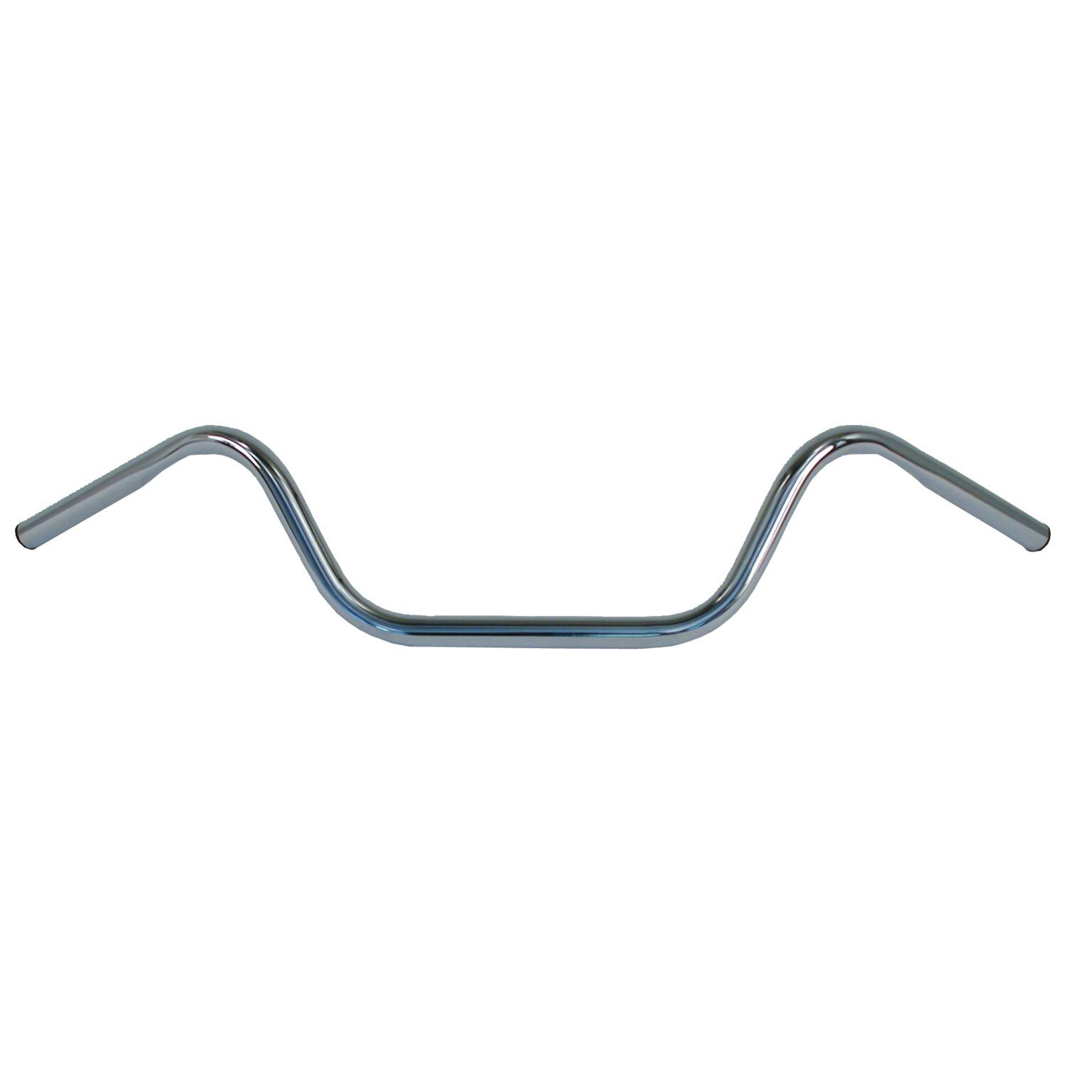 1" 'Custom' handlebar, Silver, Chrome
