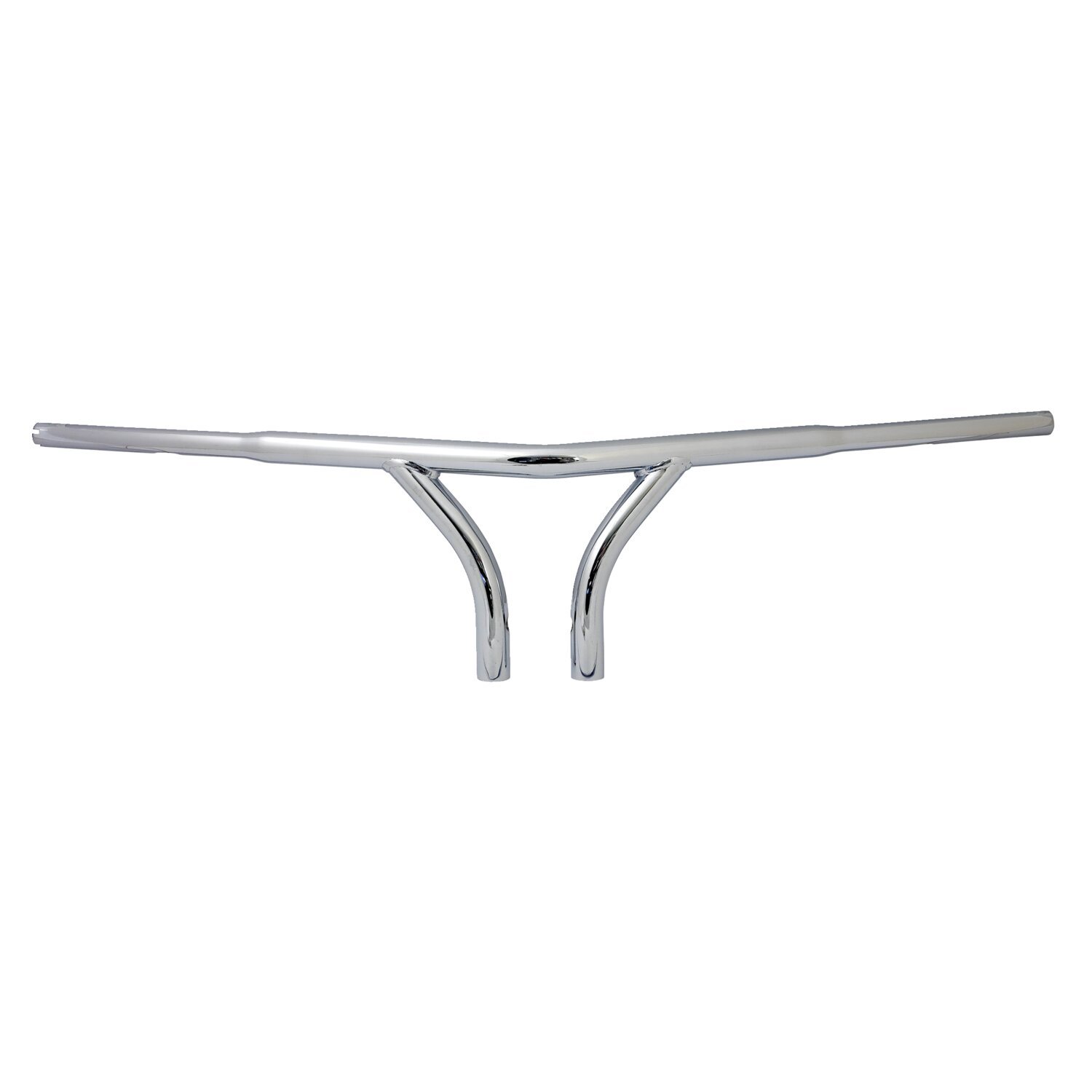 1-1/4" V-Bar Extreme' handlebar, Silver, Chrome