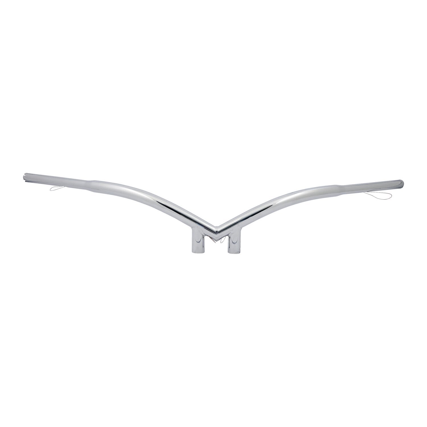 1-1/4" 'Banana' handlebar, Silver, Chrome
