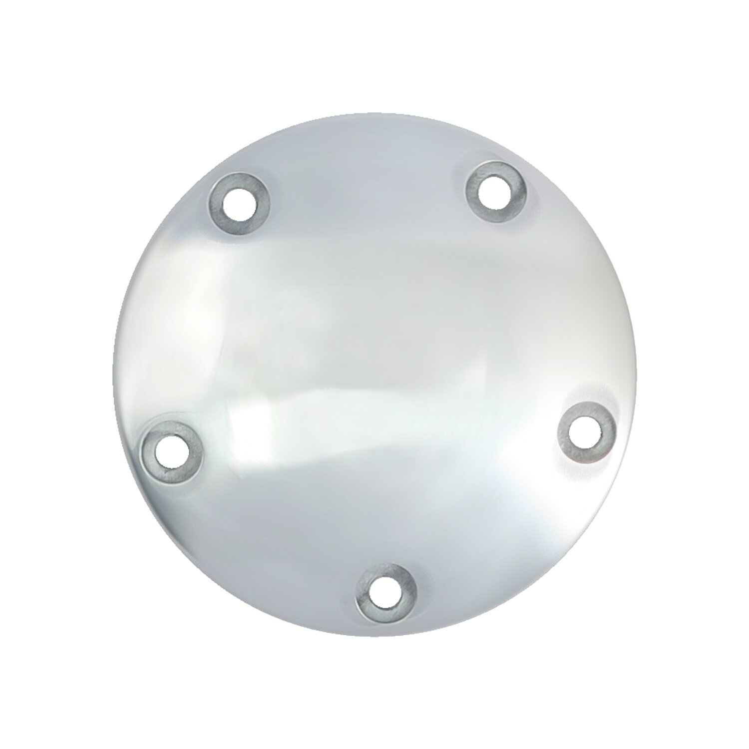 Point cover domed, Silver, Polished