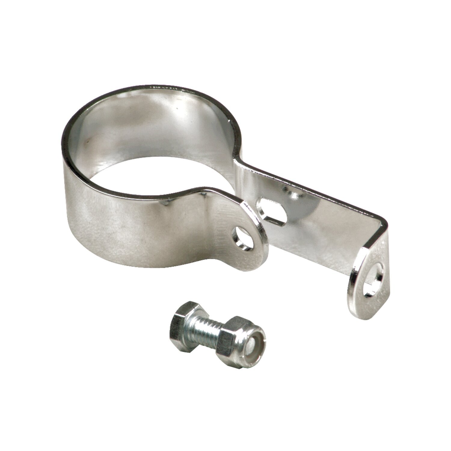 Sportster 1-3/4" header support clamp, Chrome