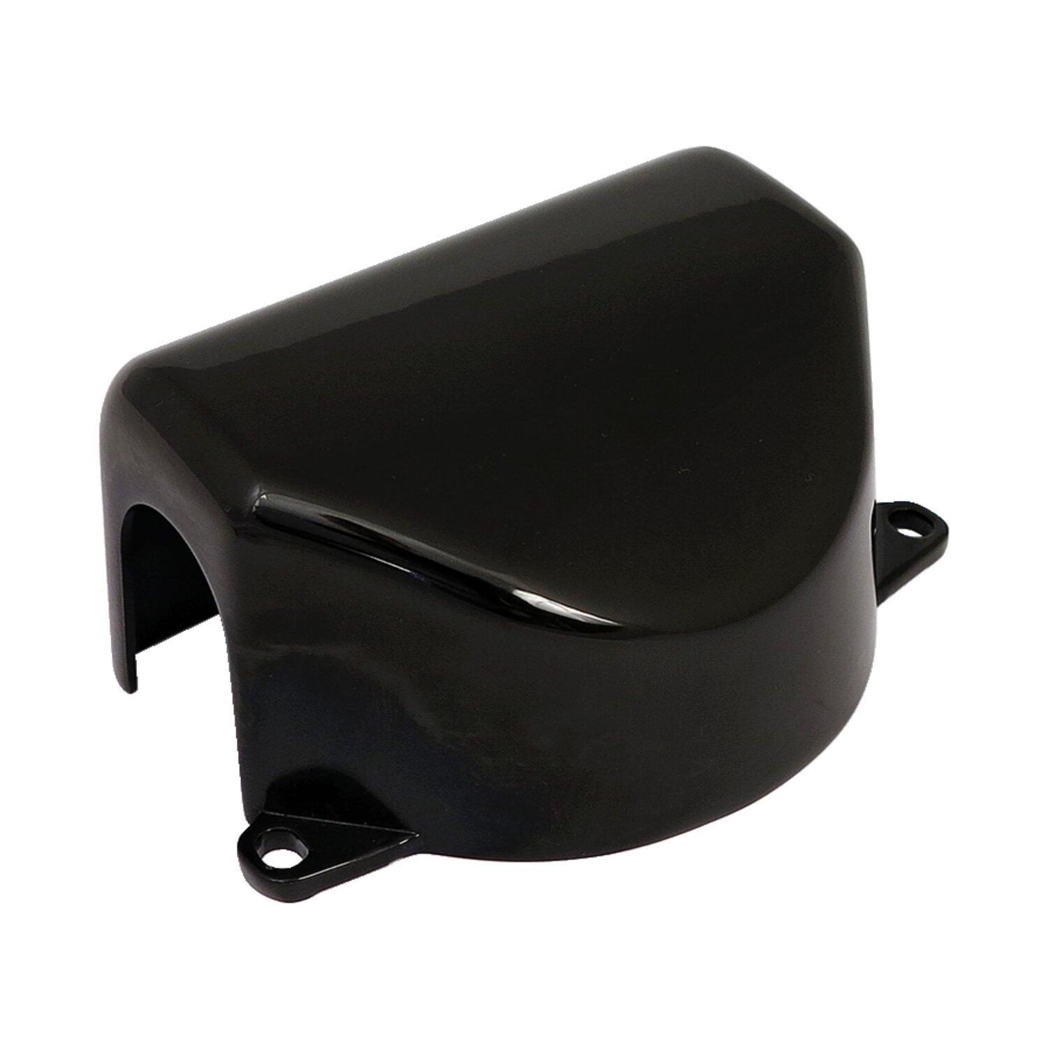 Handlebar clamp cover, Black, Powder Coated