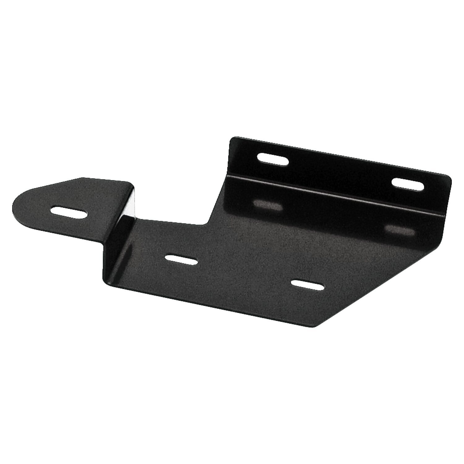 MCS, swingarm bag mount bracket. Black, left
