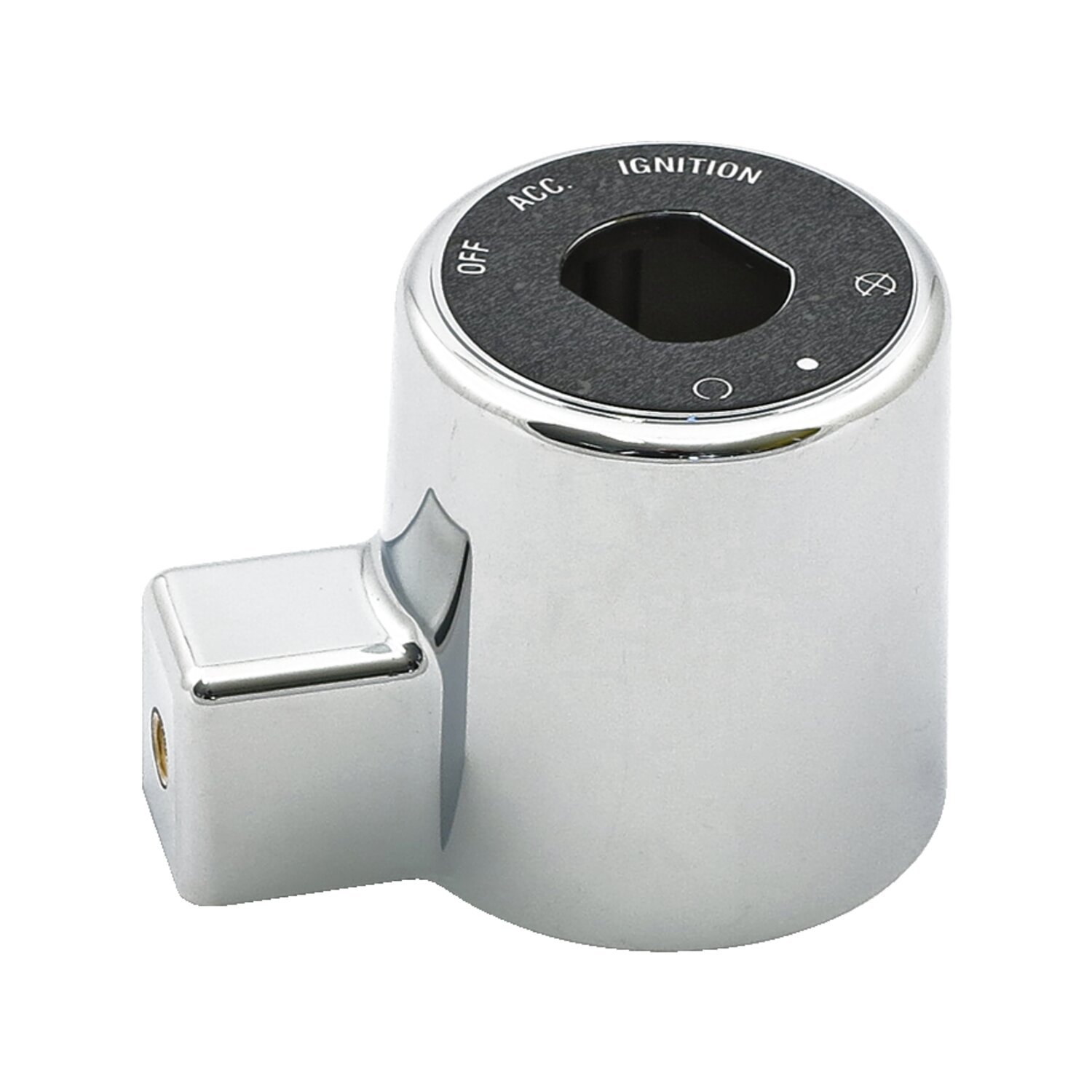 Sportster ignition switch cover, Silver, Chrome