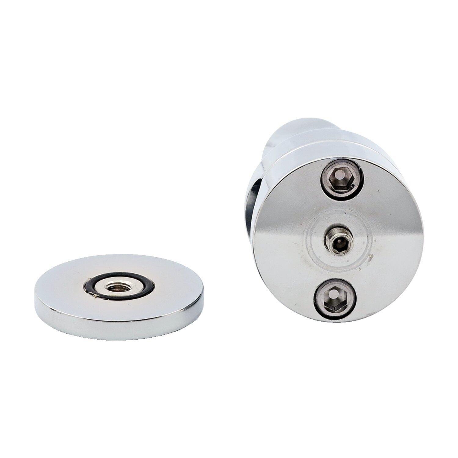 Talon aluminum riser kit, 3" rise, Silver, Chrome
