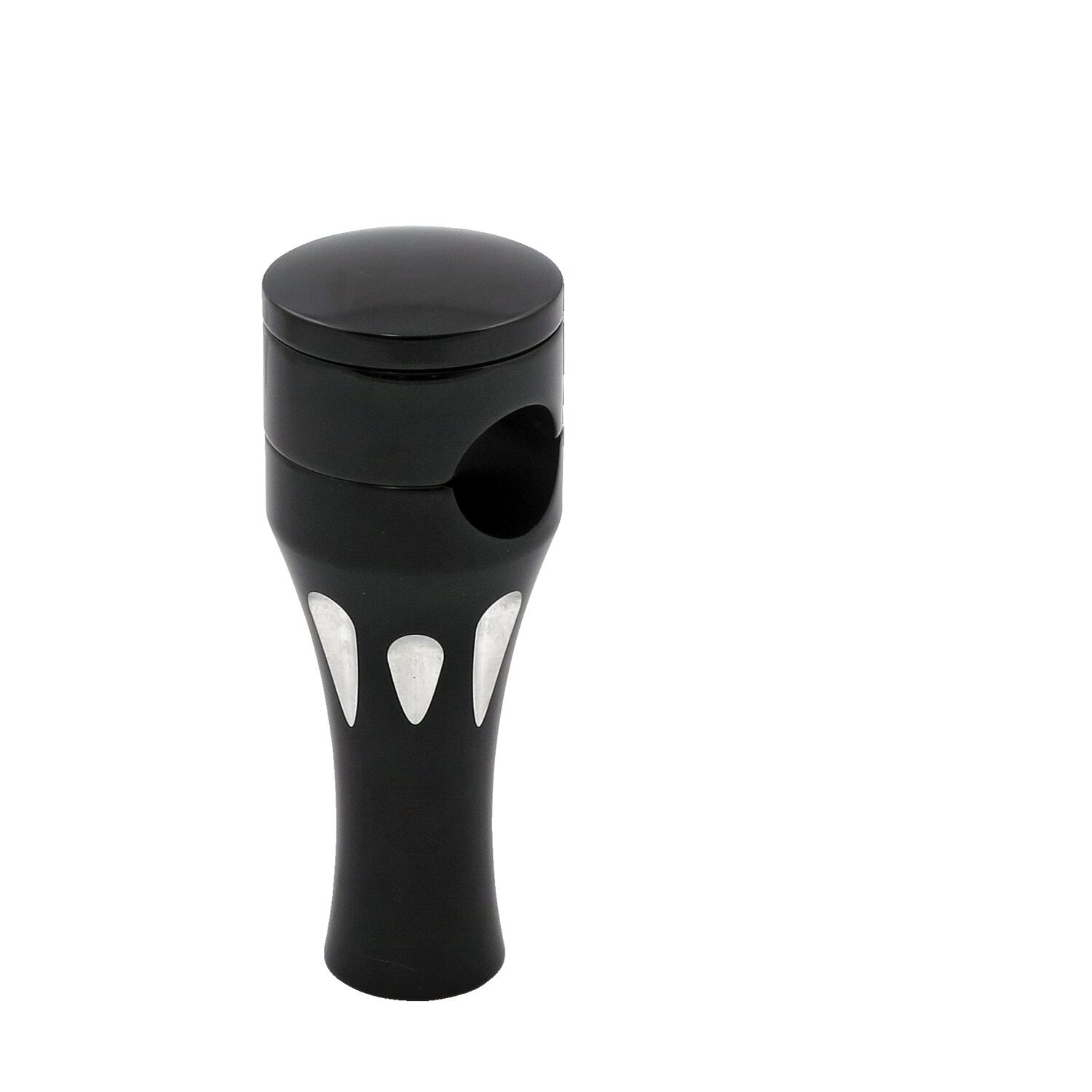 Talon aluminum riser kit, 4" rise, Black, Contrast Cut