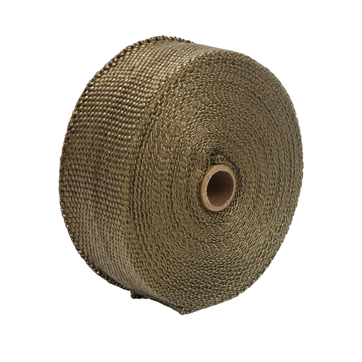 Exhaust insulating wrap. 2" wide copper, Bronze