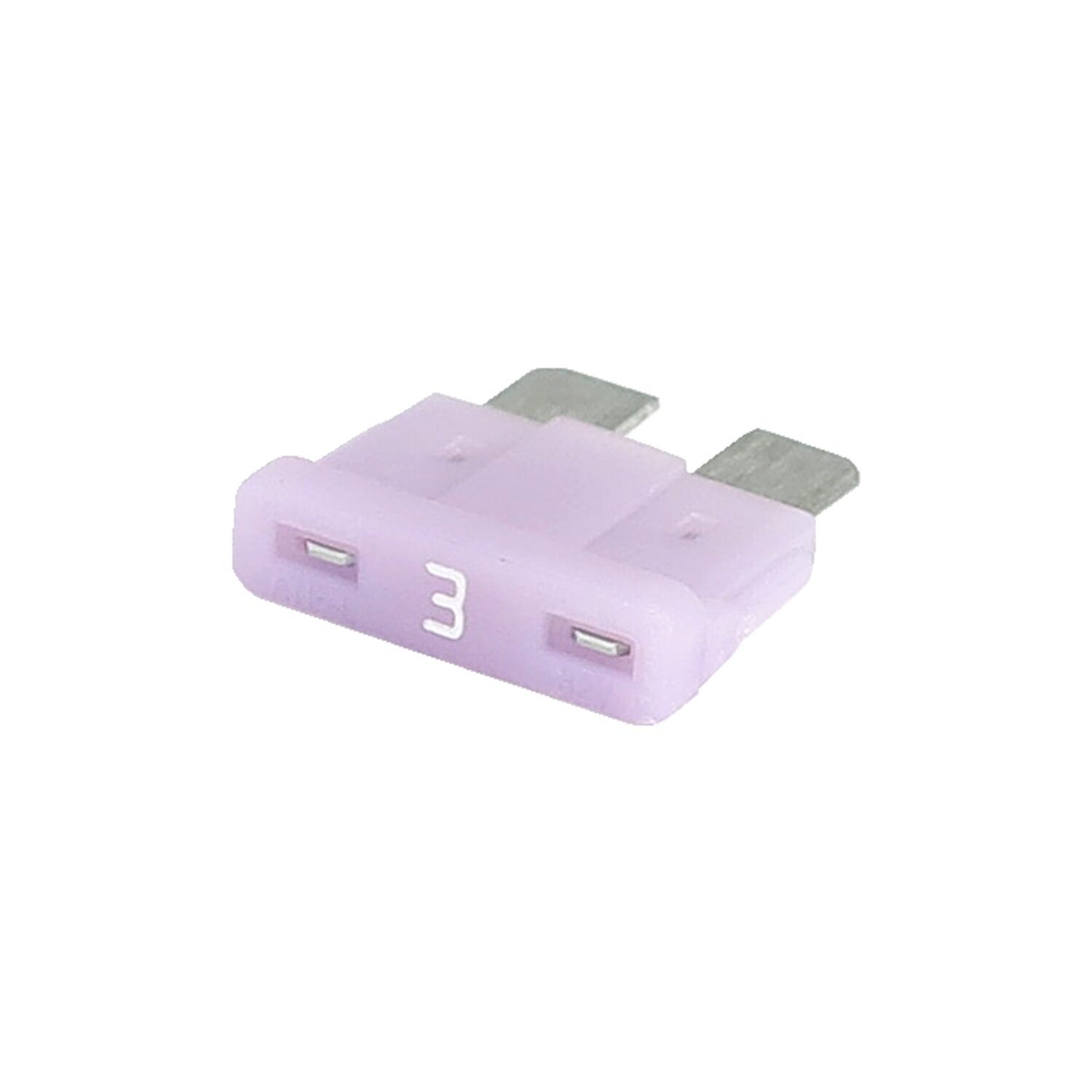 ATC fuse with LED indicator. Violet. 3A, Blue