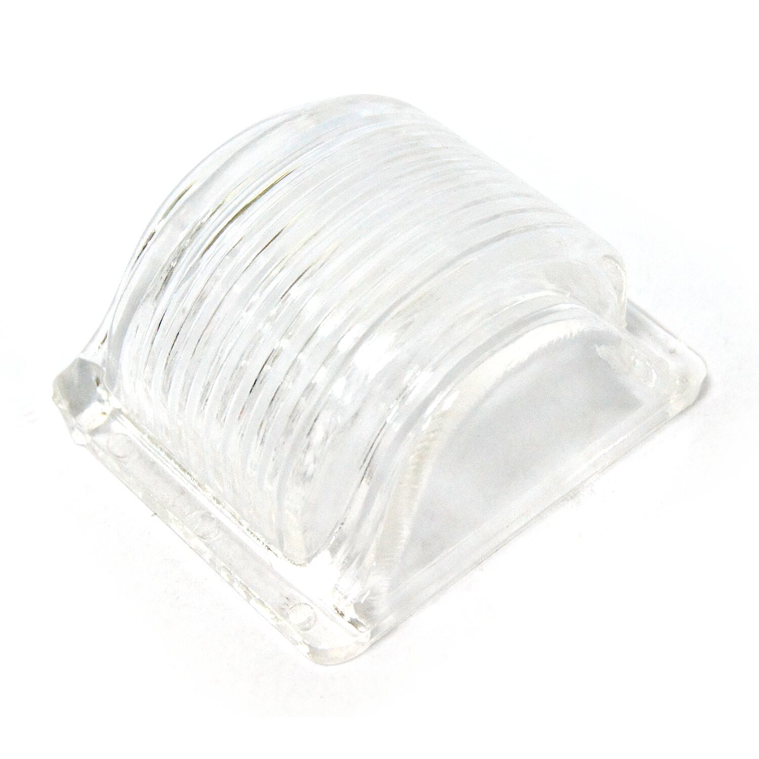 Replacement lens license plate light, Tombstone taillight, White, Clear