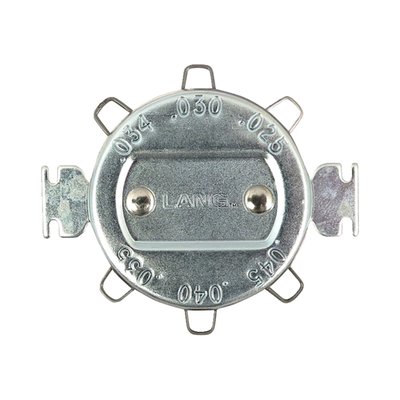 Used to set correct spark plug gap with the built-in electrode gapping tools. The round wire allows correct gap measurements from all angles. 
For points ignitions
Measures 0.025" to 0.045" (0.64mm to 1.14mm)