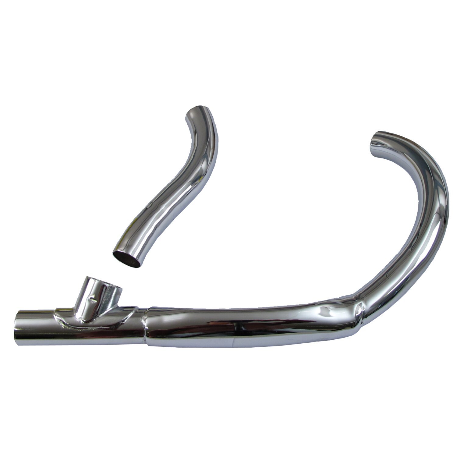 WLA 2-1 replica head pipe set, Chrome