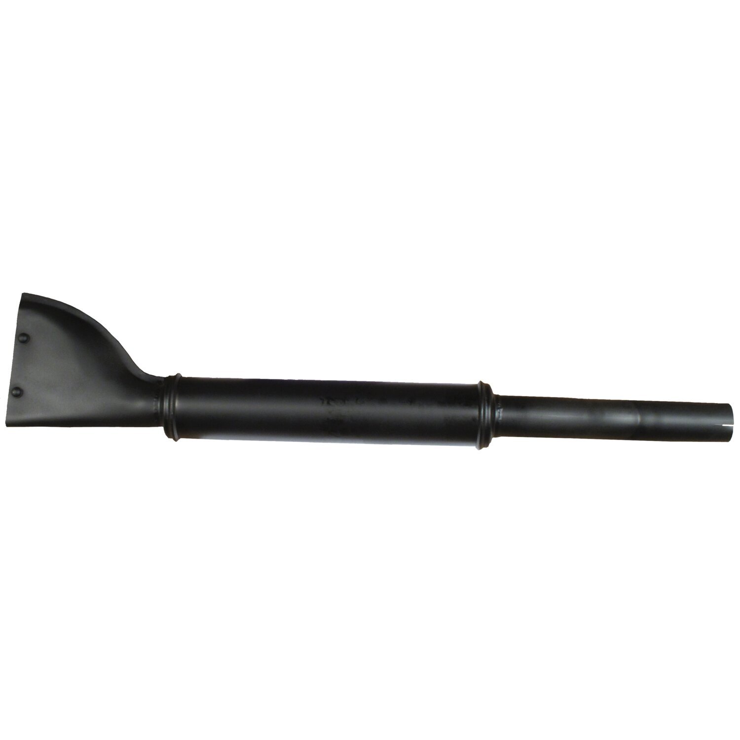 WLA, WLC Fishtail muffler, military Black, Black