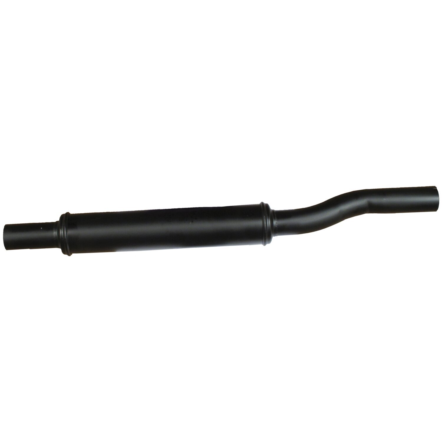 WL Flathead muffler, no baffle, Black