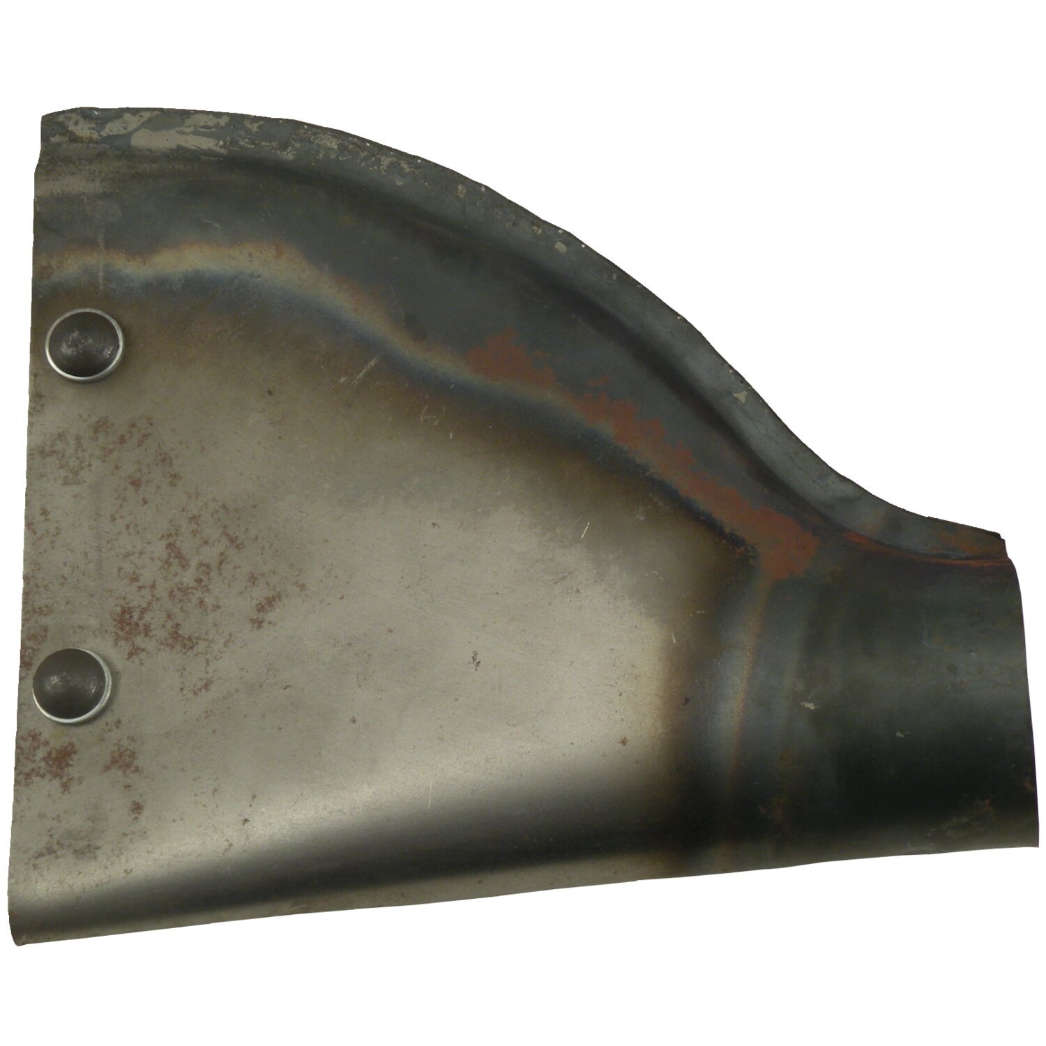 45" Flathead weld-on Fishtail end, Raw