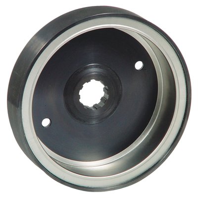 Heavy Duty alternator stator rotors. Special stainless steel alloy enclosure protects magnets from coming loose or damage. Extra thick housing and splines. Compatible with the stock charging system.